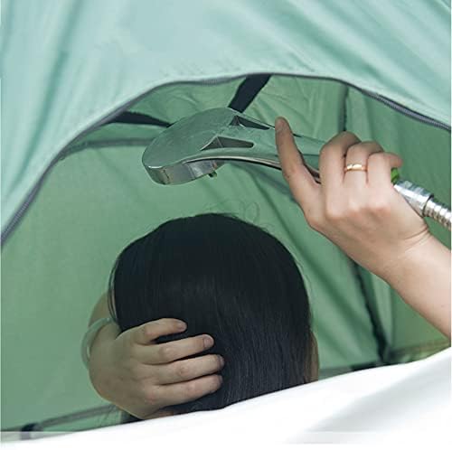 JNYB Portable Pop Up Camping Shower Privacy Tent Dressing Changing Room Shelter for Beach Camp Toilet Outdoor with Zippered Carrying Bag,Orange - Image 7