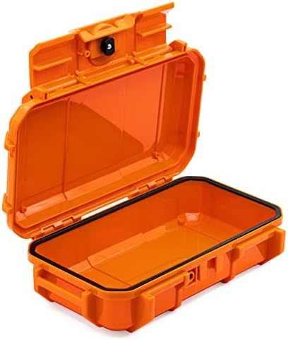 Seahorse 56 OEM Portable Waterproof Dry Box Hard Protective Micro Case - Mil Spec/USA Made / IP67 Waterproof/Lockable/Airtight/Smell Proof - for Hand Tools, Ammo Boxes, Stash Box by SeahorseCases