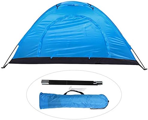 01 Camping Tent for Backpacking, Single Person Personal Bivy Tent, Outdoor Single Person Leisure Waterproof Tent for Camping Fishing Climbing(Blue) - Image 6