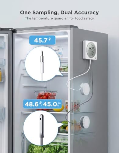 GoveeLife 2.0 WiFi Refrigerator Thermometer Dual Probes, 1-Pack & Gateway - Image 5