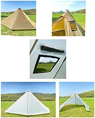 2 Person Tent for 4 Season Ultralight Teepee Hot Tent with Fire Retardant Stove Jack One Doors - Image 6