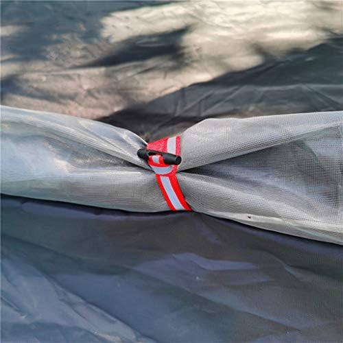 Tipi Tent Half Pyramid Mesh 2-4 Person Hot Teepee Tent with Fire Retardant Stove Jack for Flue Pipes 2 Person Mesh - Image 6