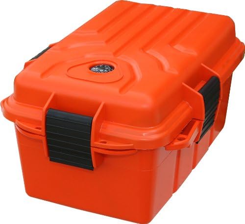 MTM Survivor Dry Box with O-Ring Seal (Orange, Large) by MTMCase-Gard