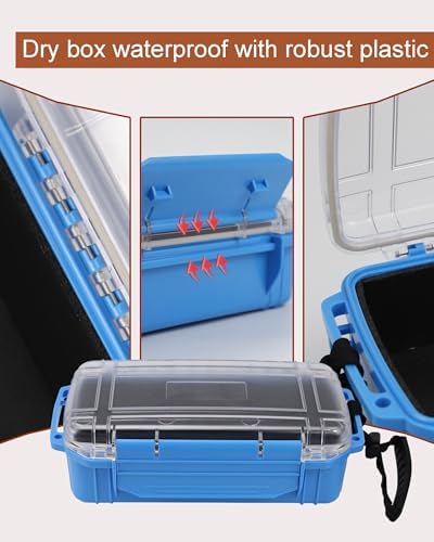 Waterproof Dry Box Small Blue Protective Case for Boating & Kayaking - Image 6