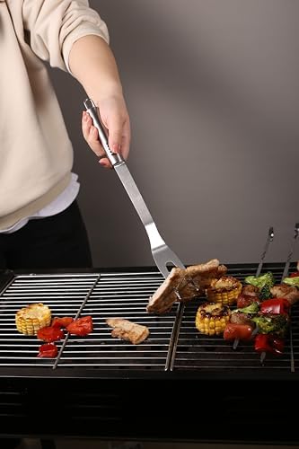 BBQ Grilling Tools Set,Stainless Steel Grilling Accessories Kit for Men Gift,13pc BBQ Grill Utensils Gift Kit with Portable Carry Bag BBQ Tools Grill Tools Set for Backyard Outdoor Grill Cooking - Image 5