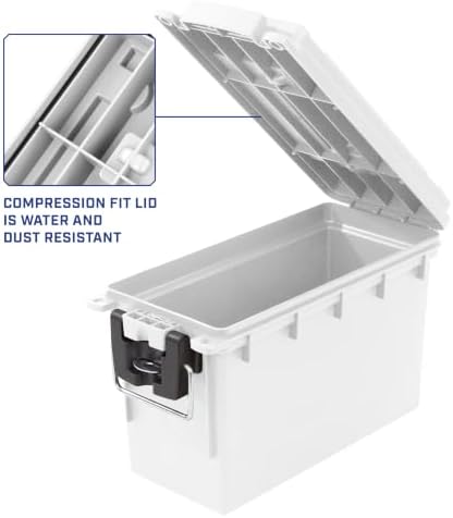 Sheffield 12681 Marine Storage Box, Dry Box Made in USA, Waterproof Container for Boat and Dock Gear, Small Parts Organizer with Latch, Stackable - Image 4