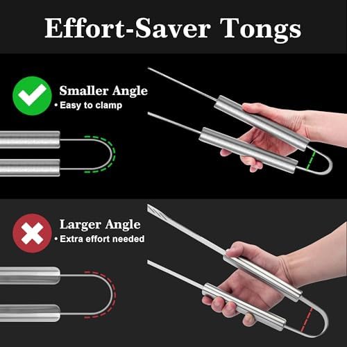GRILLART Grill Tools Grill Utensils Set - 3PCS BBQ Tools, Stainless Barbeque Grill Accessories -Spatula/Tongs/Fork w/Insulated Glove, Ideal BBQ Set Grilling Tools for Outdoor Grill, Gifts for Men Dad - Image 3