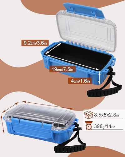 Waterproof Dry Box Small Blue Protective Case for Boating & Kayaking - Image 2