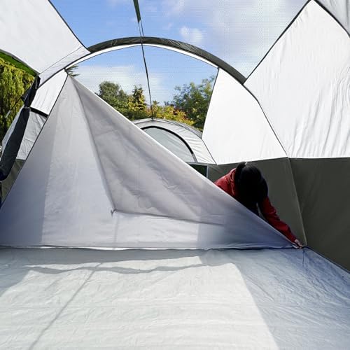 CAMPROS CP 8 Person Camping Tent, Room Divider, Rainfly, Weather Resistant - Image 4