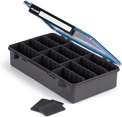 Plano StowAway 3700 Waterproof Deep Stow Tackle Box, IPX7 Waterproof, with Rustricor, Single Latch Design, Transparent DuraView Lid, Stackable Storage for Fishing Bait, Lures and Gear - Image 3