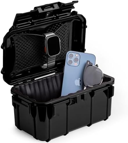 Evergreen 58 Waterproof Dry Box Protective Case - Travel Safe/Mil Spec/USA Made - for Cameras, Lenses, Phones, Pistols, First Aid, Boating, Water Sports, Tacklebox, Ammo Can, Deck Boxes by EvergreenCases