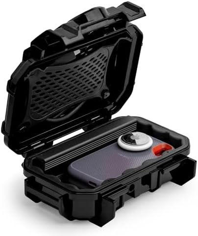 Evergreen 52 Waterproof Dry Box Protective Case - Travel Safe/Mil Spec/USA Made - for Cameras, Camping, Fishing, Hiking, Traveling, Water Sports, Knives, Survival (Black) by EvergreenCases