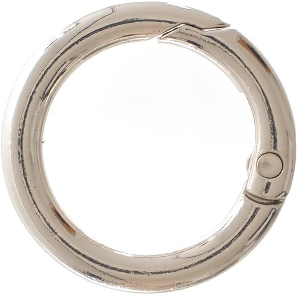 Paracord Planet Spring Gate O Rings – Available in 5/8 Inch, 3/4 Inch and 1 Inch Sizes – Silver, Bronze, and Gold Color Options (100 Pack, 5/8 Inch, Silver)