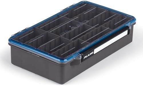 Plano StowAway 3700 Waterproof Deep Stow Tackle Box, IPX7 Waterproof, with Rustricor, Single Latch Design, Transparent DuraView Lid, Stackable Storage for Fishing Bait, Lures and Gear - Image 2