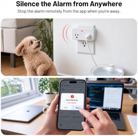 WiFi Power Failure Alarm for Outlet, Freezer & GFCI Trip with APP Alerts - Image 6