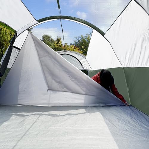 CAMPROS CP 8 Person Camping Tent, Room Divider, Rainfly, Weather Resistant - Image 4