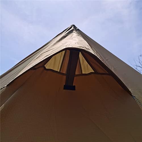 Ultralight Hot Teepee Tent with Stove Jack for 1-2 Person 3.4lb Four-cornered Shape Single Person Tent for Camping Hiking Backpacking - Easy to Set Up - Image 5