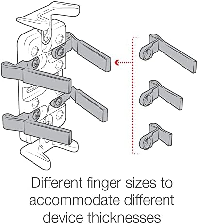 RAM Mounts Finger-Grip GPS and Radio Holder RAM-HOL-UN4U Compatible with RAM B 1" and C 1.5" Components