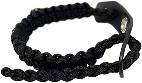 Bow Archery Wrist Sling 550 Paracord - Survival Hunting Shooting - 100% Full Grain Leather with Metal Grommet (Multiple Camo Options)