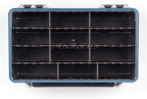 Plano StowAway 3700 Waterproof Deep Stow Tackle Box, IPX7 Waterproof, with Rustricor, Single Latch Design, Transparent DuraView Lid, Stackable Storage for Fishing Bait, Lures and Gear - Image 4