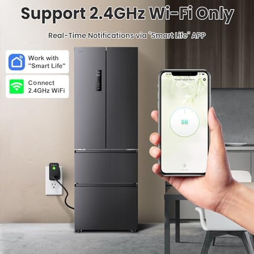 Power Failure Alarm WiFi, 2 Pack Smart Freezer Alarm, Free App Notification - Image 6