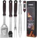 Grilling Accessories - 16 Inch Extra Long BBQ Accessories Grill Gifts for Men, Barbecue Grilling Tools Utensils Set with Spatula, Fork, Brush, Tongs, Thermometer by Unknown