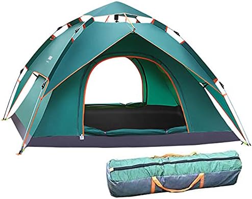 Camping Tent, Automatic Pop Up Tent for 4-6 Person, Waterproof & UV Protection Instant Portable Dome Tent, with Carrying Bag, Easy to Setup, for Family Camping Hiking by Unknown