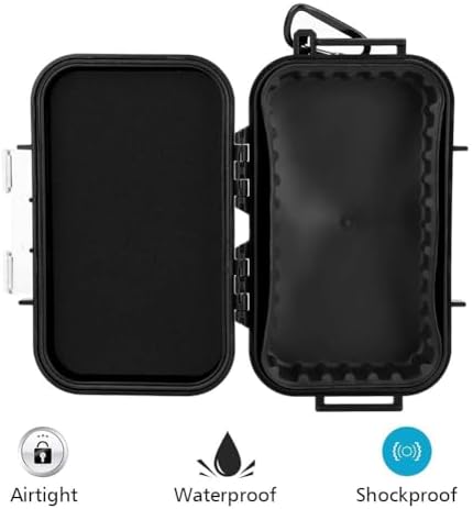HERCHR Dry Box Outdoor Waterproof Airtight Storage Case Hard Shell Wet Dry Box Carry Box Tackle Organization for Camping, Fishing - Image 3