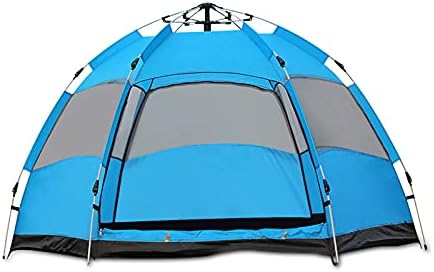 Ergocar Camping Tent 210T PU Cloth Waterproof Windproof Dome Tent, 3 to 4 Man Ultraligh Ventilated Pop up Tent for Family, Hiking, Backpacking & Fishing by Ergocar