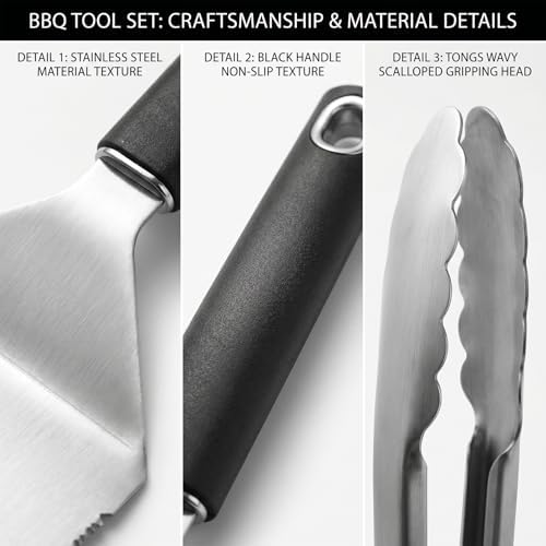 5PCS BBQ Set with Carry Bag, Outdoor Grilling - Image 6