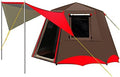 Camping Tents Shelter Portable with Carry Bag Waterproof Hold 2-4 Persons Instant Setup Pop Up Tent with Top Rainfly UV Protection for Camping Hiking Mountaineering (Color : Brown) by Unknown
