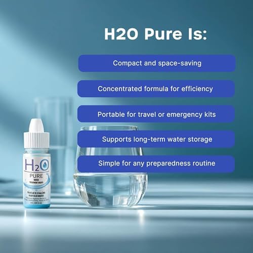 H2O Pure Water Preserver Drops – Long Term Water Storage Additive, 1 Pack - Image 6