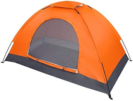 Ochine 1/2/4 Person Camping Tent Family Tents Pops Up Tent Waterproof Windproof Easy Setup Tent Lightweight Dome Tent for Outdoor Camp, Backpacking, Hiking, etc (Ship from USA) by CombinationofFashionandQuality