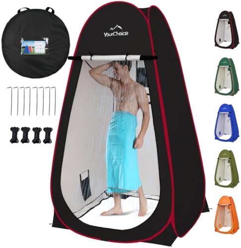 Your Choice Pop Up Shower Tent 47.2" Wx74.8/82.7" H Privacy Changing Tent by YourChoice
