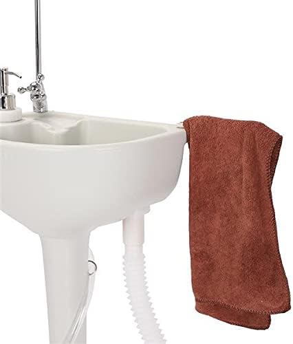 Combo Outdoor Dressing Tent with Portable Camping Sink Hand Wash Station Basin for RV,Outdoor,Indoor, HDPE - Image 4
