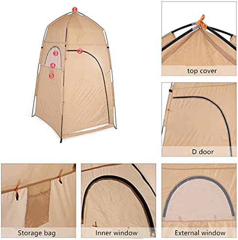 Changing Room Privacy Tent, Instant Portable Outdoor Shower Room, Camp Toilet, Foldable Rain Shelter for Camping & Beach – Lightweight & Sturdy, Easy Set Up with Carrying Bag - Image 4