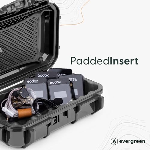 Evergreen Dry Box Tech Organizer – For Camera, Cables, Hard Drives, Memory Cards, Keys, Compatible with GoPro, Airtags (Medium, Rubber Boot, Black) - Image 2