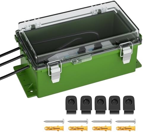 Joinfworld Medium Waterproof Outdoor Electrical Box 9x5x4.3 by Joinfworld