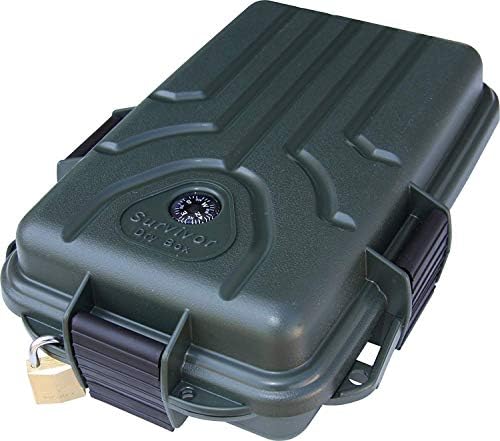 MTM S1072-11 Survivor Dry Box, Small 10"x7"x3", Forest Green - Image 4