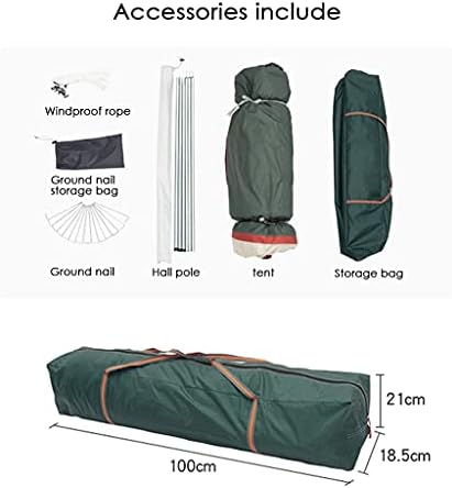YXCKG Tents for Camping 8 Person Tent Cabin Tent, Automatic Instant Setup Pop Up Instant Tent with Sun Shelter, Pop Up Tent with Moisture-Proof Mat, Easy Setup with Large Mesh for Ventilation - Image 5