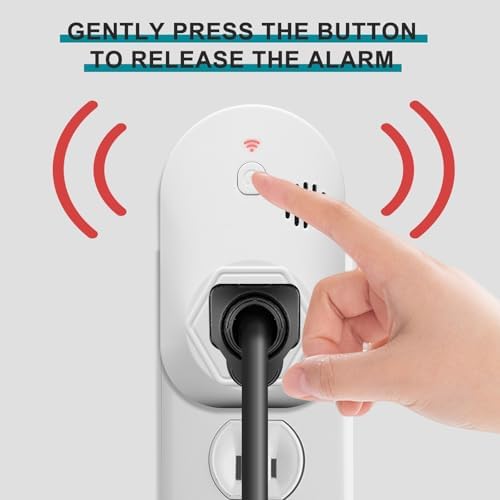 Briidea Power Failure Alarm with LED Indicator & 80dB Siren, Powered by Rechargeable Battery (Included), Perfect for Monitoring Refrigerators, Freezers, Sump Pumps, Aquariums (Pack 0f 2pcs), MK-134 - Image 5