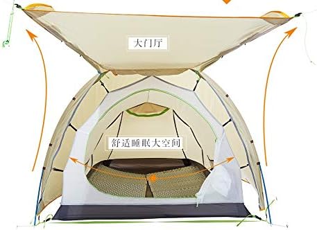 Windchaser 2person 3-4 Season 20D Silicon Nylon Outdoor Mountaineering Tunnel Tent Camping Hikking Ultralight Tent - Image 5