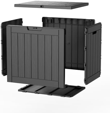 EasyUp 36 Gal Waterproof Outdoor Storage Box UV Resistant Deck Box - Image 7