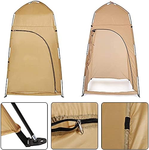 Changing Room Privacy Tent, Instant Portable Outdoor Shower Room, Camp Toilet, Foldable Rain Shelter for Camping & Beach – Lightweight & Sturdy, Easy Set Up with Carrying Bag - Image 7
