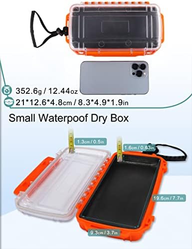 Avlcoaky Small Waterproof Dry Box, Watertight Kayak Boat Storage Container - Image 2