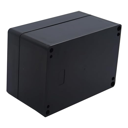 Junction Box IP65 Waterproof ABS Plastic Electrical Project Case Power Junction Boxes, Project Box with 4 PCS M16 Cable Glands 6.3x4.33x3.54 inch (160 x 110 x90 mm)