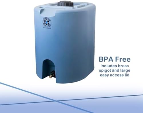 55 Gallon Stackable Emergency Water Storage Tank – Food Grade BPA-Free Water Container for Long-Term Home Preparedness - Image 7