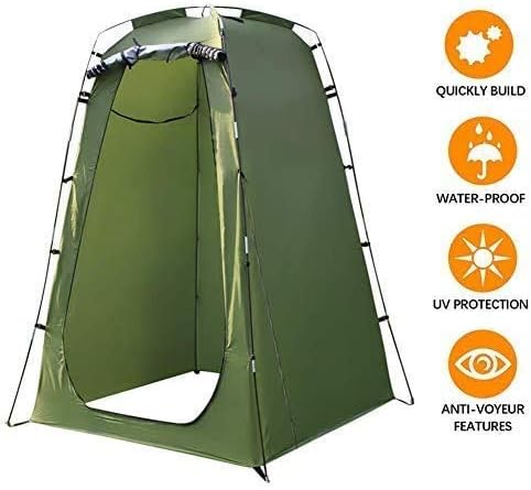 zaizai Camping Toilet, Portable Outdoor Shower Room, Foldable Rain Shelter, Suitable for Camping and Beach Use-Light and Strong, Easy to Install-with Carrying Bag - Image 2