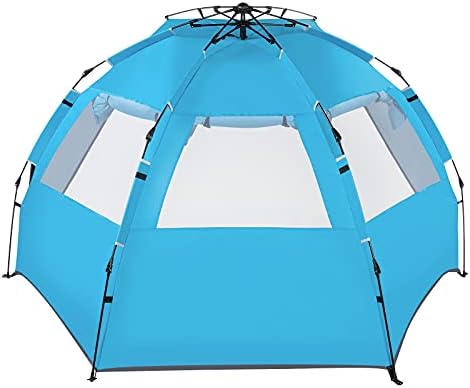 Camping Tent, Easy Set Up Family Tent,Waterproof and Windproof Beach Tent, Make Your Camping Trip Comfortable and Enjoyable by Volowoo