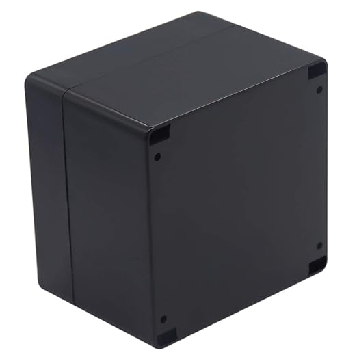 Junction Box IP65 Waterproof ABS Plastic Electrical Project Case Power Junction Boxes, Project Box with 4 PCS M16 Cable Glands 4.72x4.72x3.54 inch (120 x 120 x 90 mm)